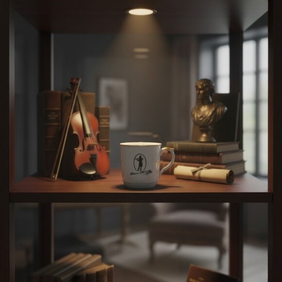 RARE Meinl Strauss Czech Porcelain Mug - Picture 7 of 14